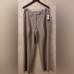 SOHO Striped Pleated Dress Pants